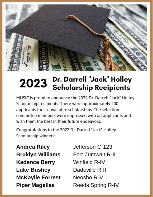 2023 Scholarship Winners Announcement