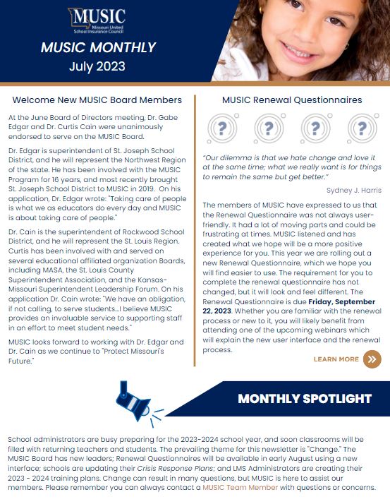 MUSIC Monthly - July Edition