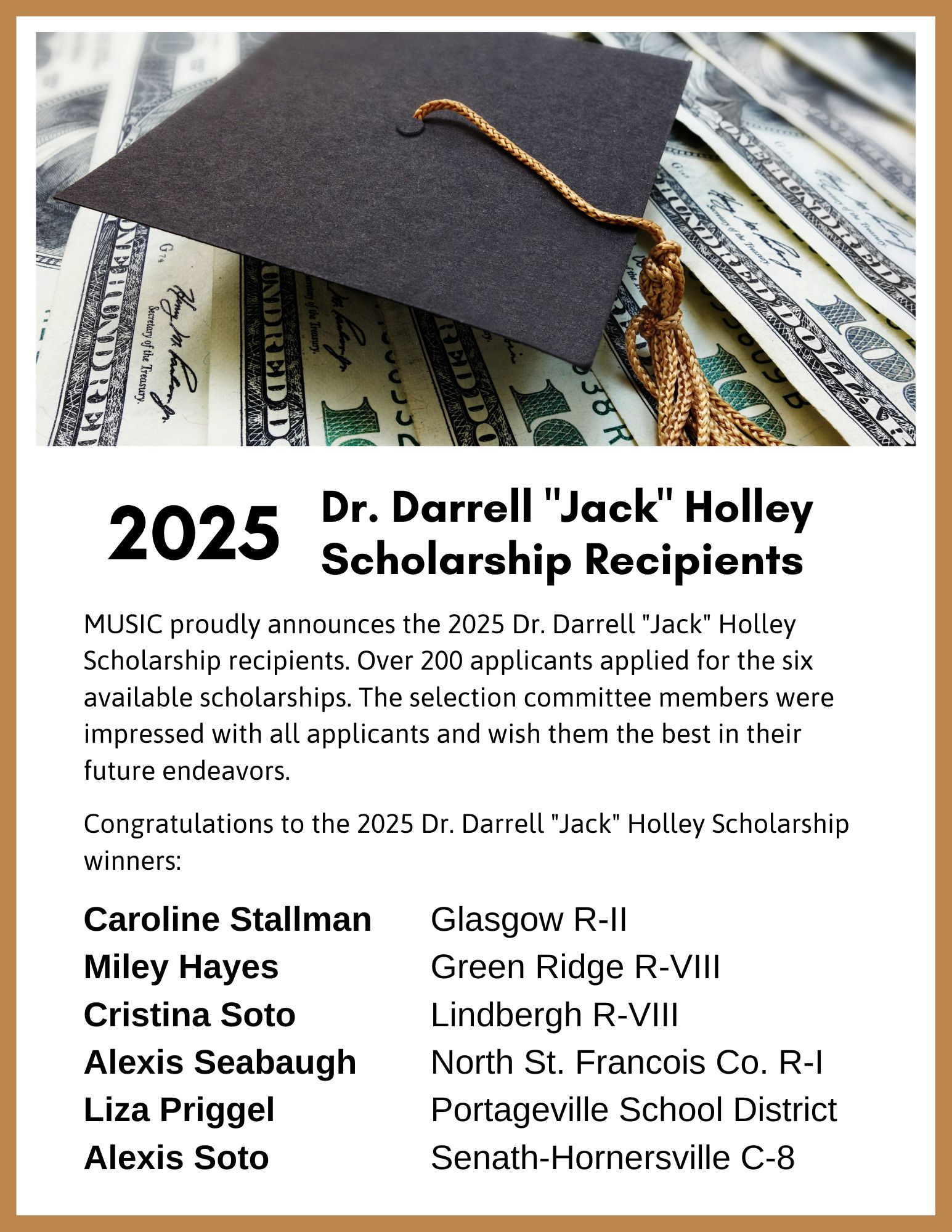 2024 Scholarship Winners